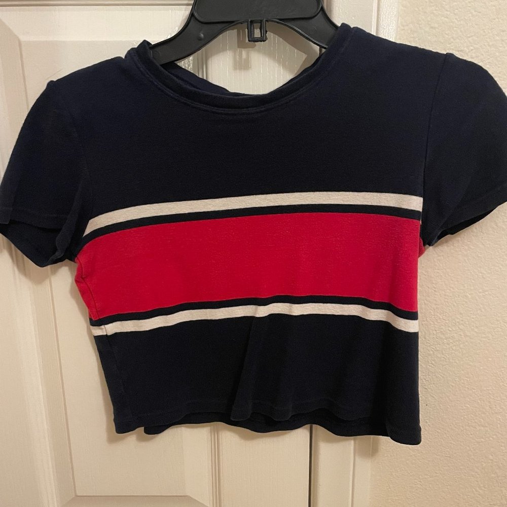 Brandy Melville Striped Crop Top - One Size